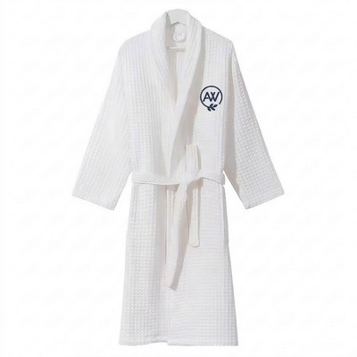 Personalized Waffle Weave Robe