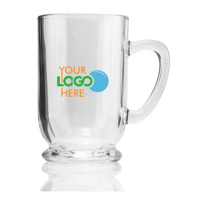 16 oz. Glass Mug with Logo