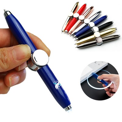 Multifunctional Pressure Relief Led Fidget Spinner Pen