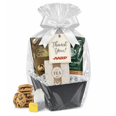 Starbucks Coffee & Tea Gift Basket with Cookies