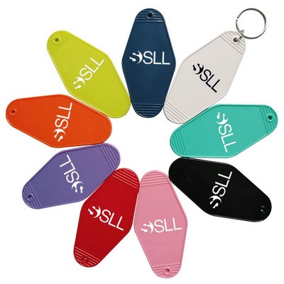 Hotel Keychain with Key Rings