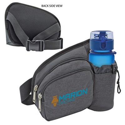 Heather Dual Compartment Waist/Crossbody Pack