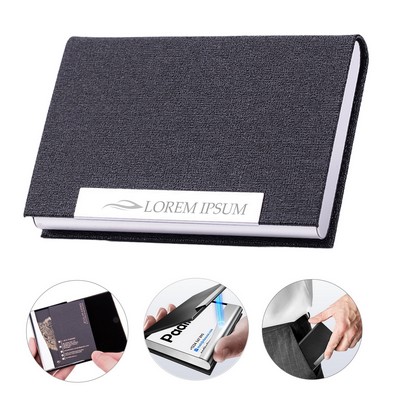PU Leather Business Card Holder