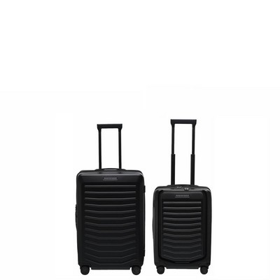 Bric's Porsche Roadster By Bric's 21 And 27 Inch Expandable Set Luggage - Black Matte