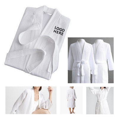 Luxury Waffle Weave Kimono Robe