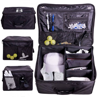 Large Capacity Waterproof Oxford Golf Trunk Organizer