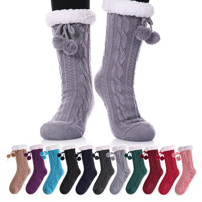 Cozy Winter Home Slipper Socks