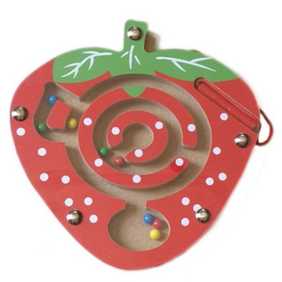 Wooden Maze Game Strawberry