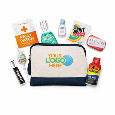 Corporate Hangover Recovery Kit with Custom Logo Pouch