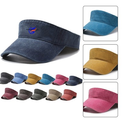 Sport Sun Visor Hats Cotton Ball Caps