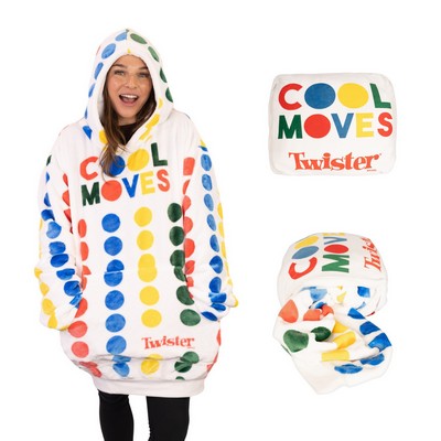 Hasbro | Twister Snugible 2-in-1 Blanket Hoodie & Pillow