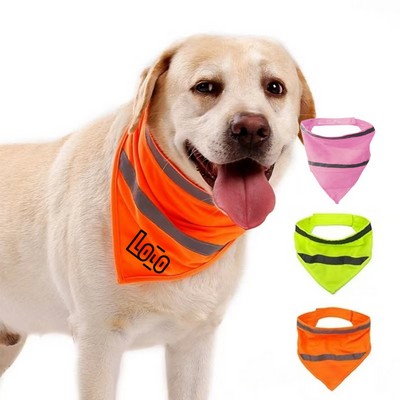 Reflective Dog Safety Bandana