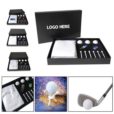 Golf Kit Towel Balls Tee Marker