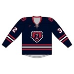 SAMPLE JUICE Hockey Jersey, Lace Neck; Fusion Mesh; Adult; M