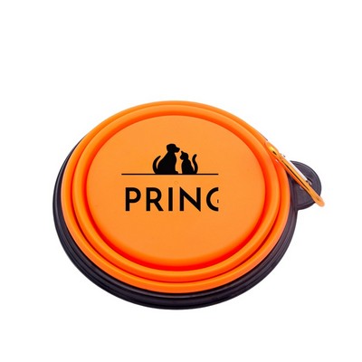 Silicone Foldable Pet Bowl Portable Hanging Design for Cats and Dogs Easy to Store Reusable