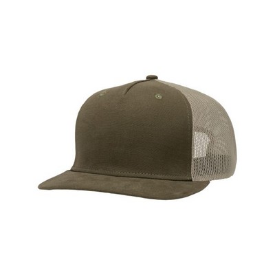 Sportsmanª Brushed Canvas Trucker Cap (Embroidered)