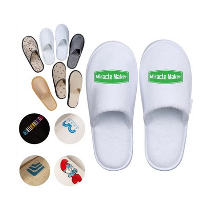 Coral Velvet Slippers