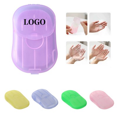 Disposable paper soap