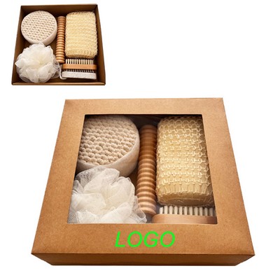 Natural Bath 6 Piece Set Spa Home Body Care Kit