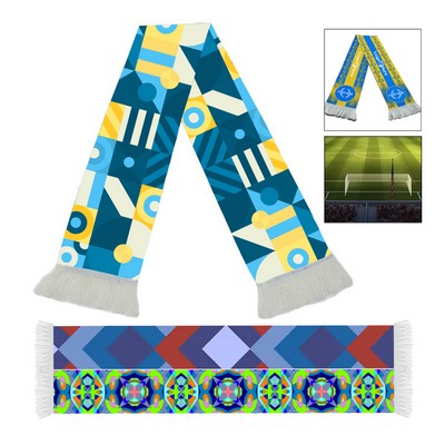 Dye Sublimation Stadium Soccer Scarf