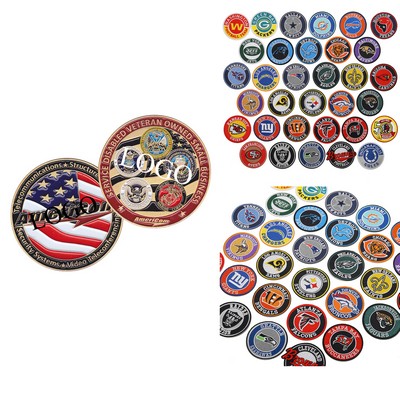 1 3/4" Challenge Double Sided Coin