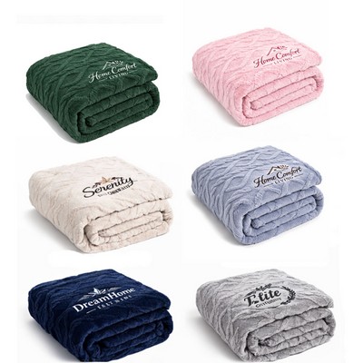 RPET Sherpa Fleece Blanket - 40" x 60"