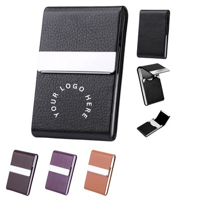 PU Leather RFID Business Card Holder